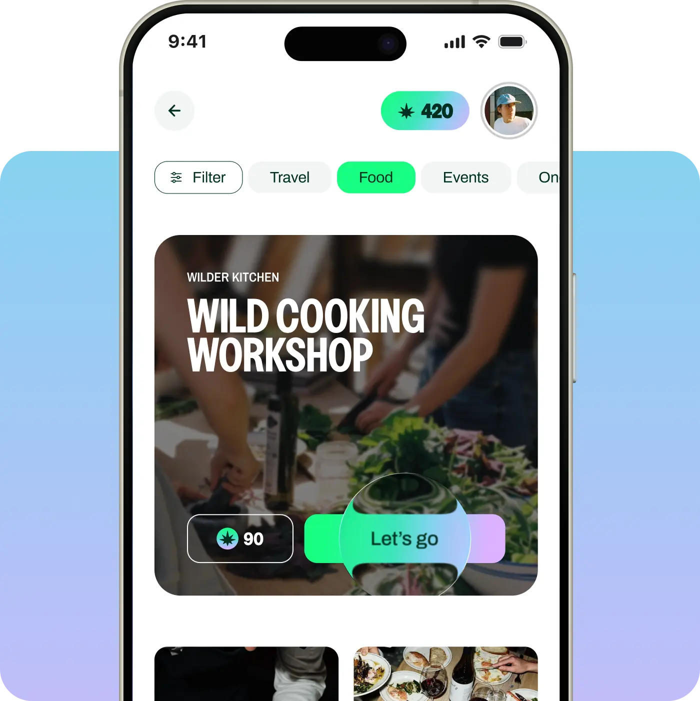 Buds app rewards screen